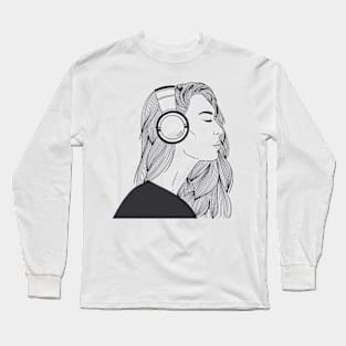 Beautiful Woman portrait Long Sleeve T-Shirt